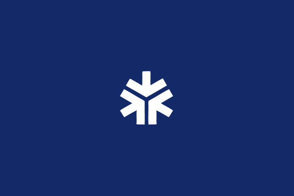 Isotipo de Sarebus en blanco sobre fondo azul